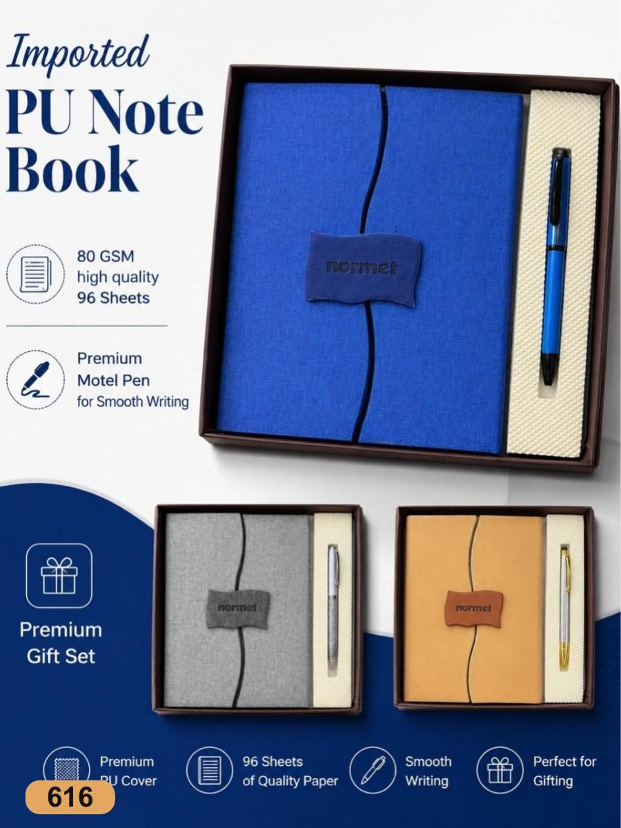 2 in 1 Set — Notebook & Pen No. 616