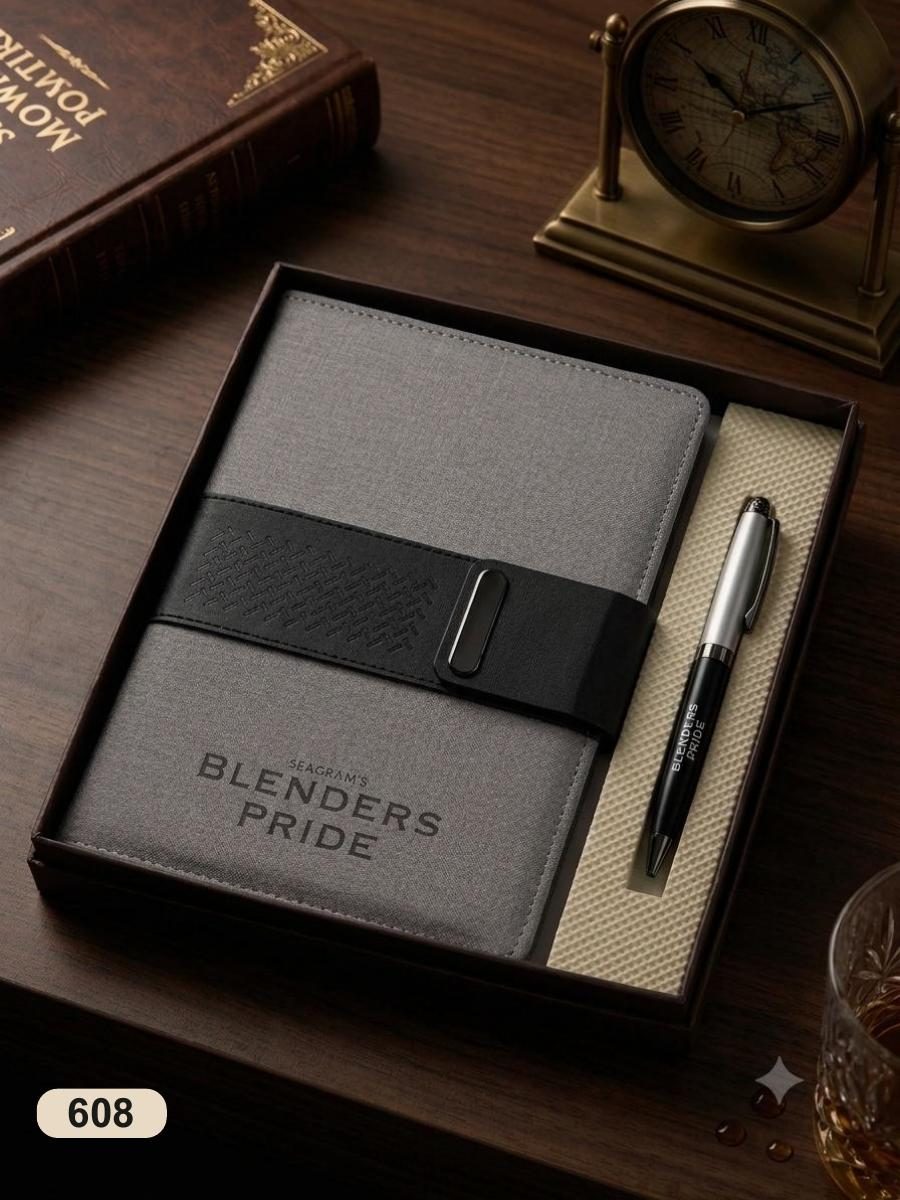 2 in 1 Set — Notebook & Pen No. 608